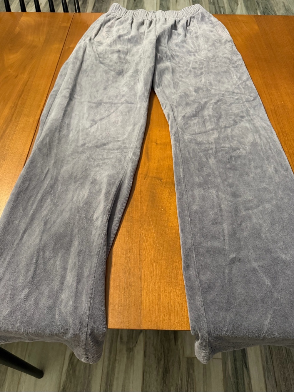 Jon Galt (Brandy Melville) Velor Lounge Pants in Light Gray